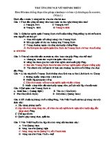 Câu hỏi trắc nghiệm môn Lịch sử lớp 5 (Mức 1) - Trường Tiểu học Nguyễn Đình Chiểu